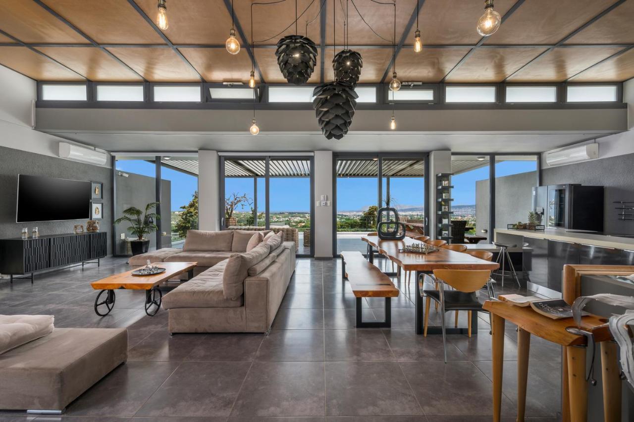 Olivenest Chania Executive Villa Perivolia  Luaran gambar