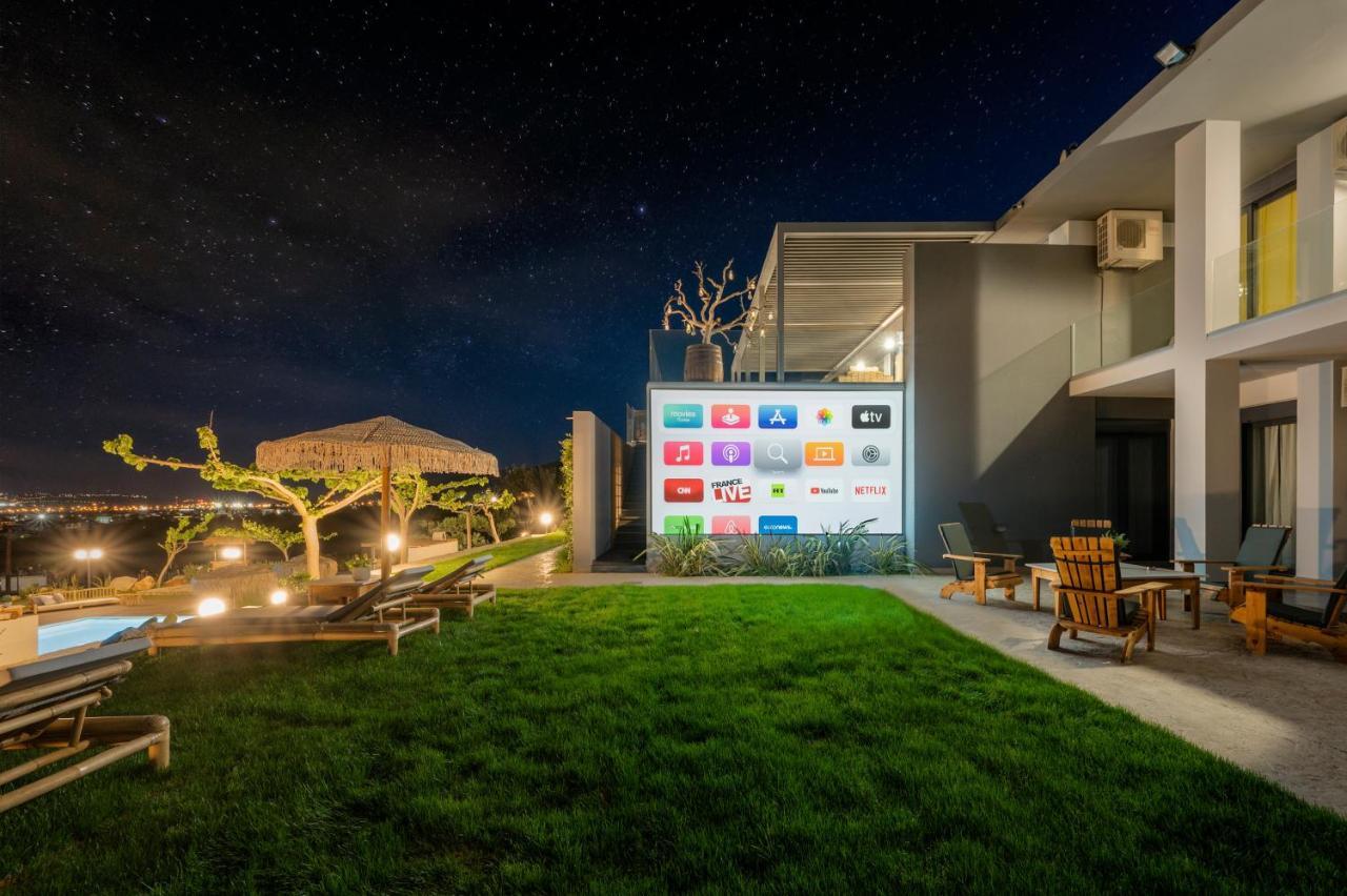 Olivenest Chania Executive Villa Perivolia  Luaran gambar