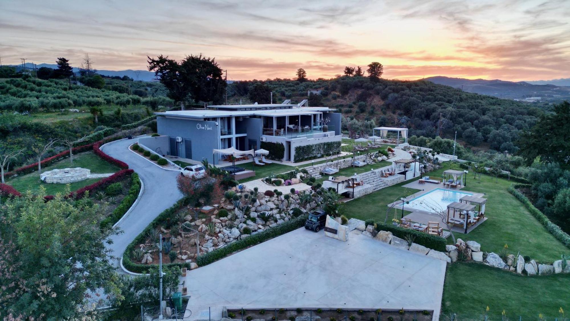 Olivenest Chania Executive Villa Perivolia  Luaran gambar