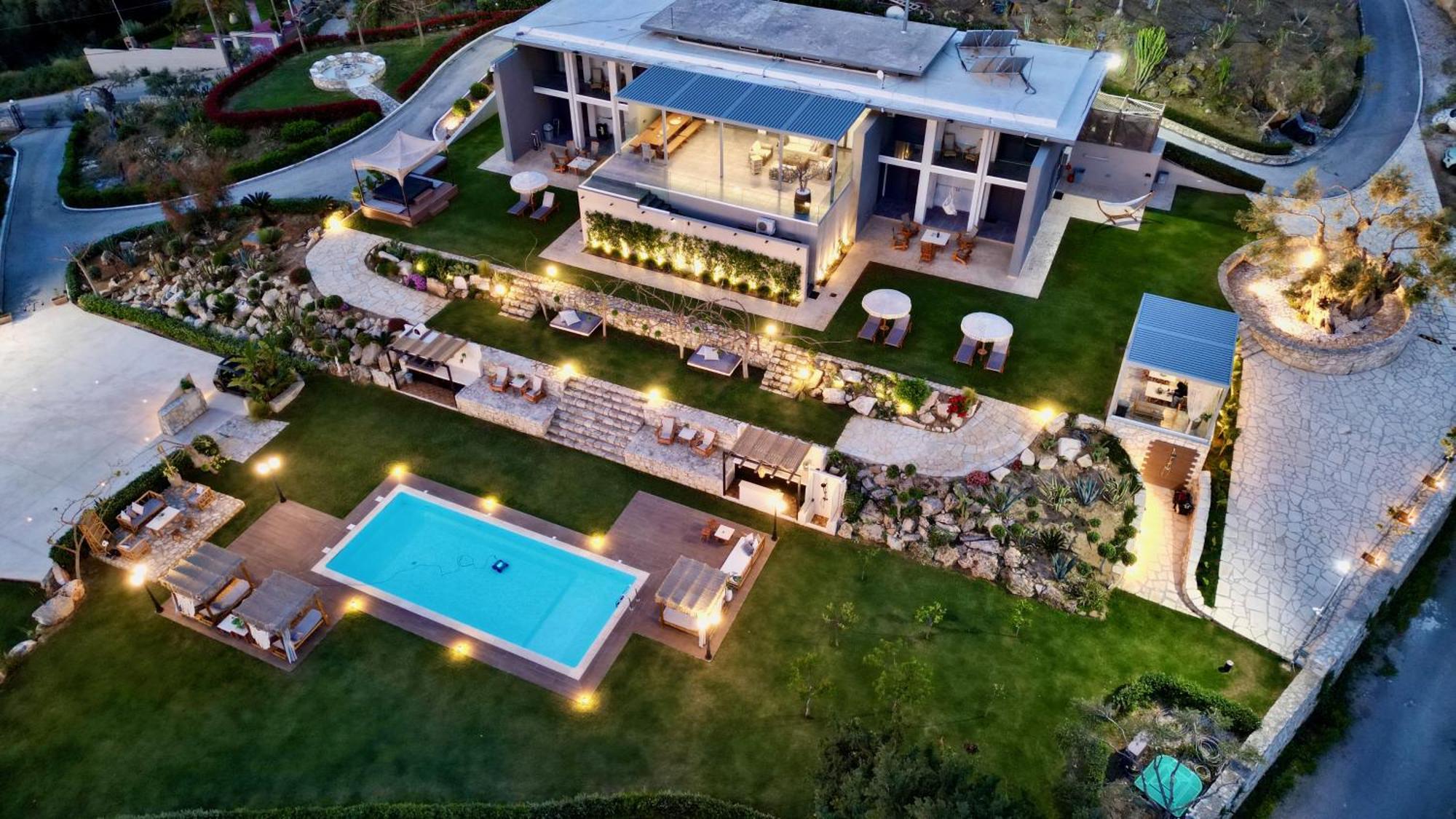 Olivenest Chania Executive Villa Perivolia  Luaran gambar