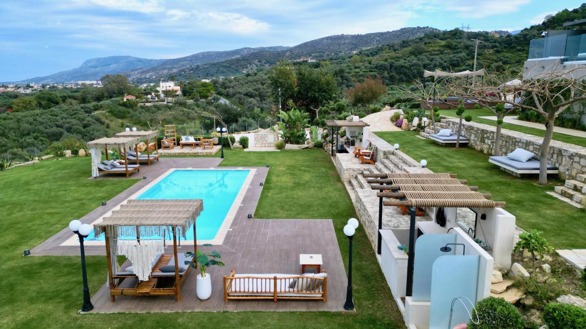 Olivenest Chania Executive Villa Perivolia  Luaran gambar
