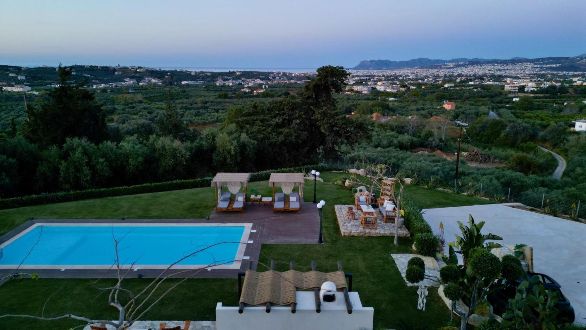 Olivenest Chania Executive Villa Perivolia  Luaran gambar